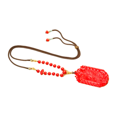 仿生能量朱砂护运牌